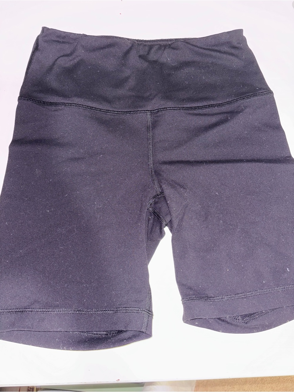 90 Degree By Reflex Black High-Rise Bike Shorts